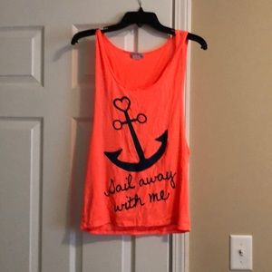 Cute tank top for a boat!